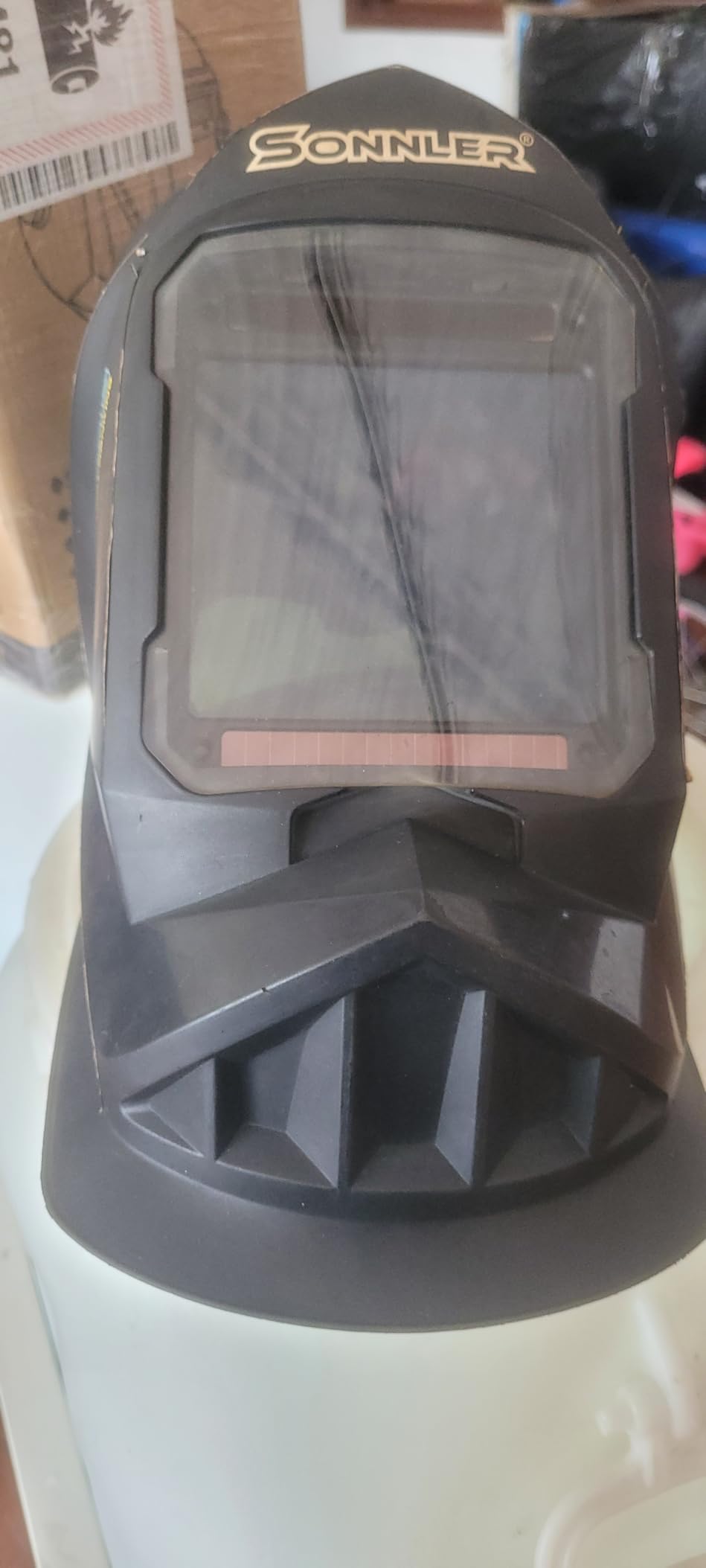 Welding Helmet Auto Darkening,SONNLER Large Viewing 3.94