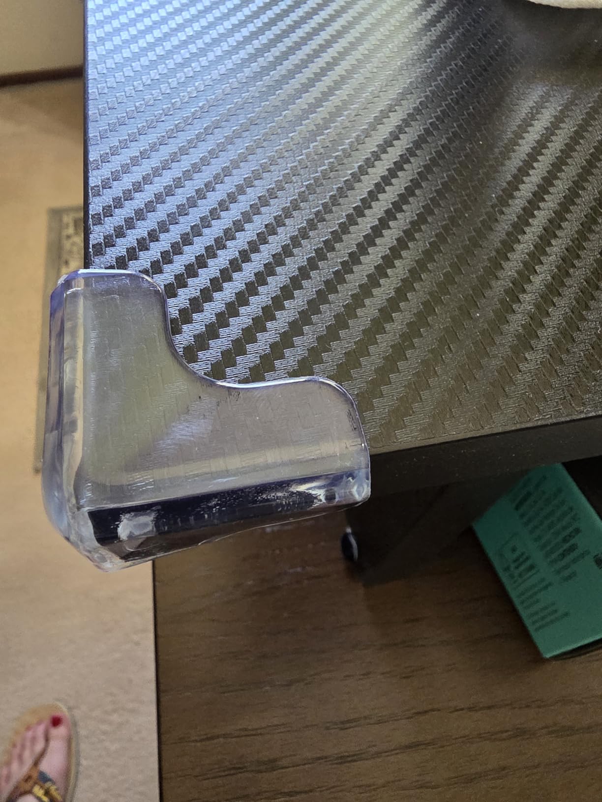 8 Pack Large Clear Corner Protectors for Baby Proofing Furniture - Table Edge Guards and Bumpers customer photo 1