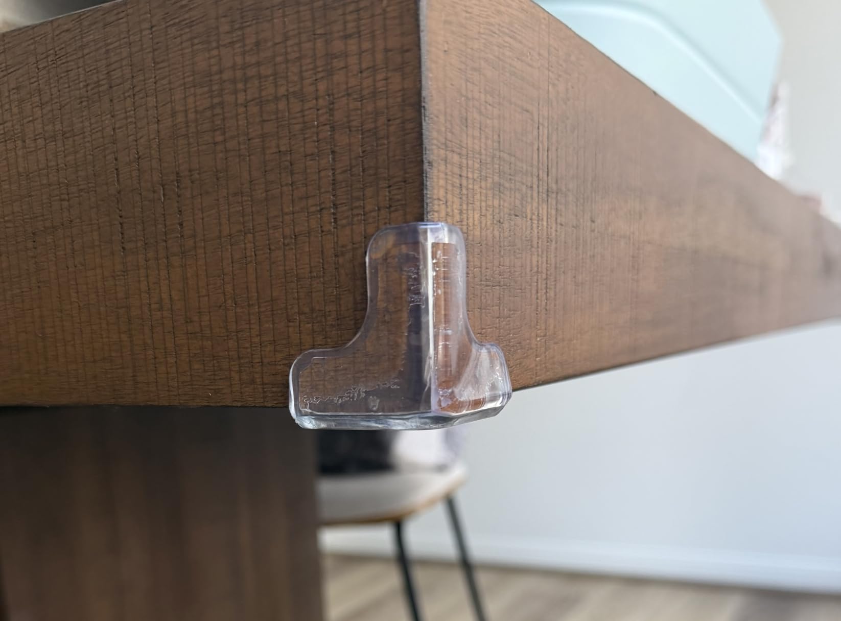 8 Pack Large Clear Corner Protectors for Baby Proofing Furniture - Table Edge Guards and Bumpers customer photo 2