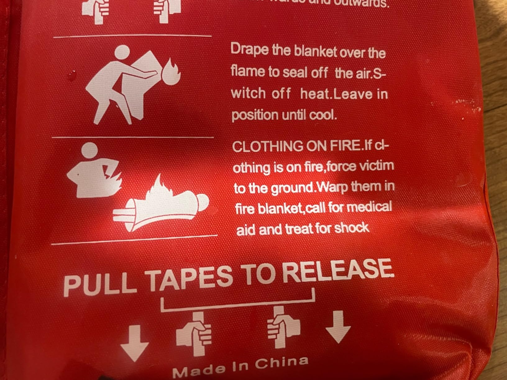 Emergency Fire Blanket for Home and Kitchen, 4 Pack, 40