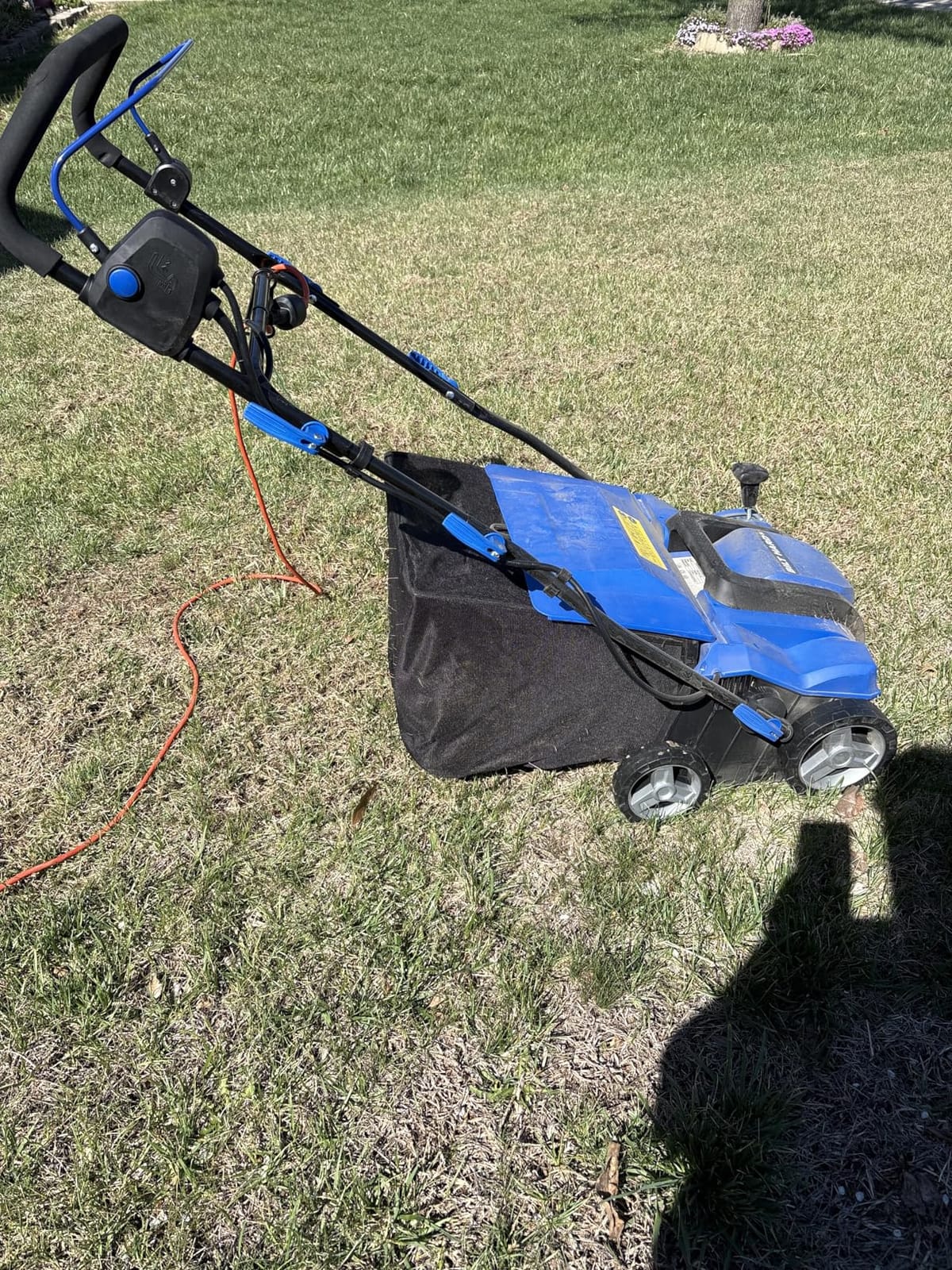 BILT HARD Dethatcher Scarifier Electric Powered, 12 Amp Copper Motor 13 inch Raking Width, 8 gal Thatch Bag, 2 in 1 Walk Behind Thatch Removing Machine for Lawn customer photo 2