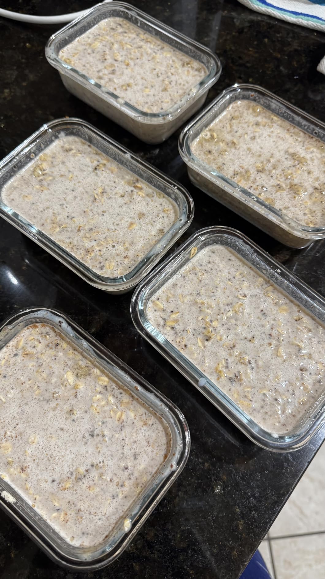 VERONES 10 PACK Glass Meal Prep Containers Set with Lids, Grey customer photo 1