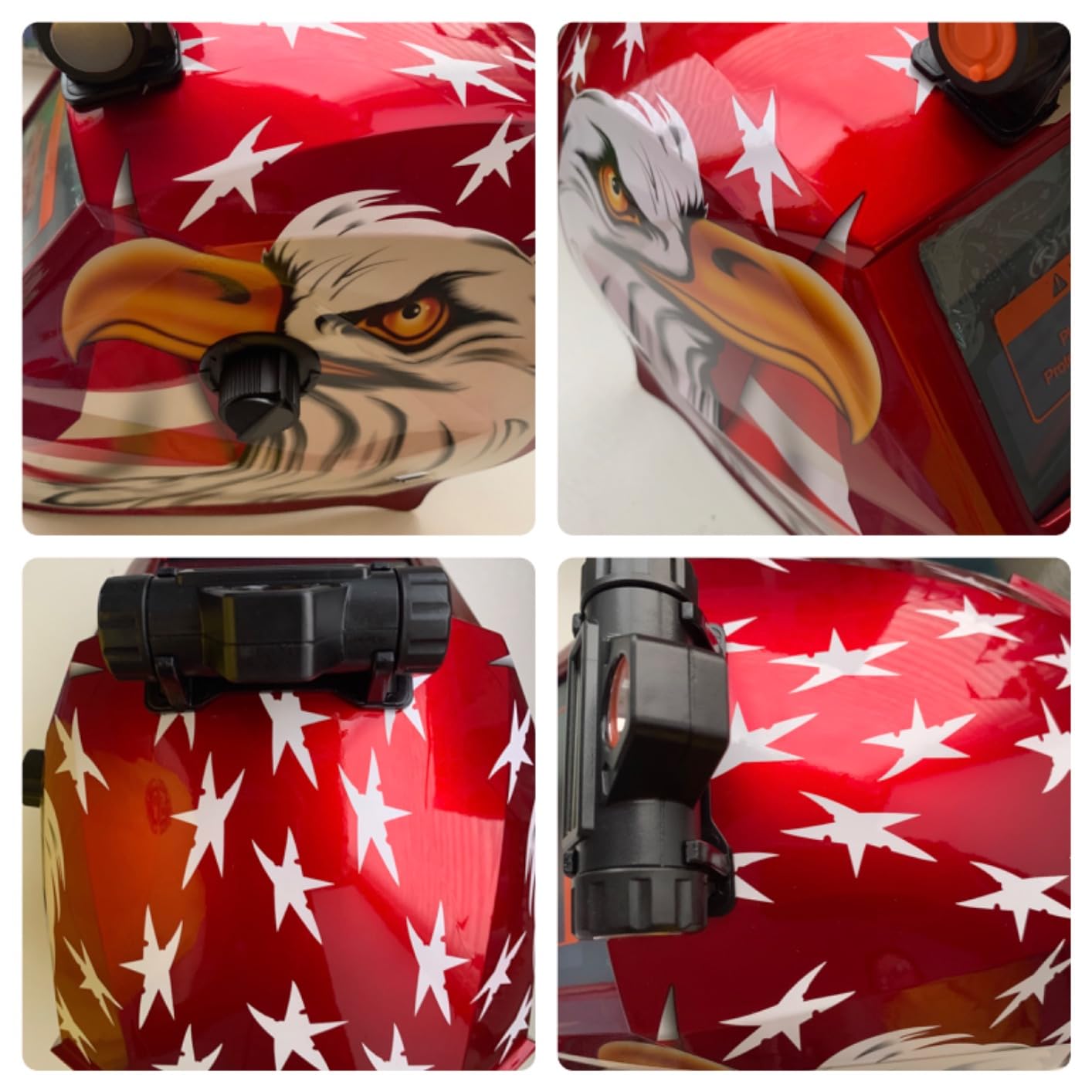TRQWH Welding Hood Auto Darkening Welding Helmet with Light True Color customer photo 2