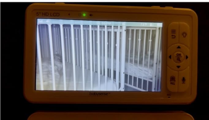 Babysense True Sleep HD Baby Monitor with Camera and Audio + Baby Sleep Movement Monitor, No WiFi, 2 Non-Contact Under Mattress Sensors, Non-Wearable Monitor, Full Crib Coverage customer photo 2