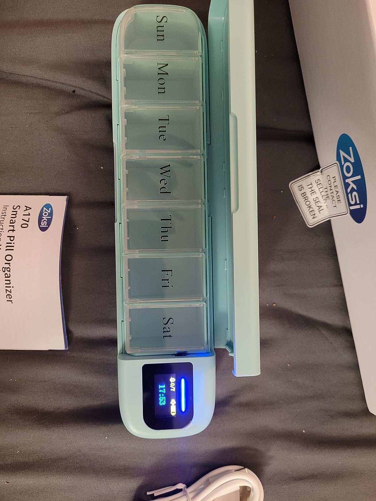 Daviky Automatic Pill Dispenser, Smart Pill Organizer with Alarm customer photo 2