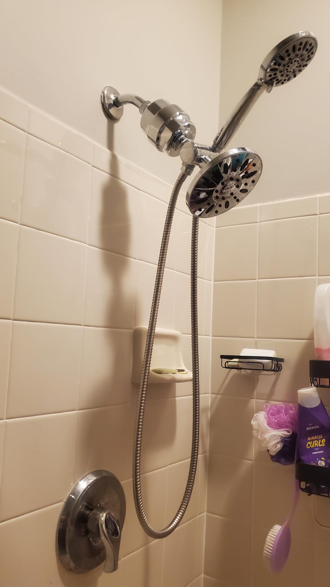 EMBATHER 20 Stage Shower Filter for Hard Water, 2 Cartridges, Chrome customer photo 2