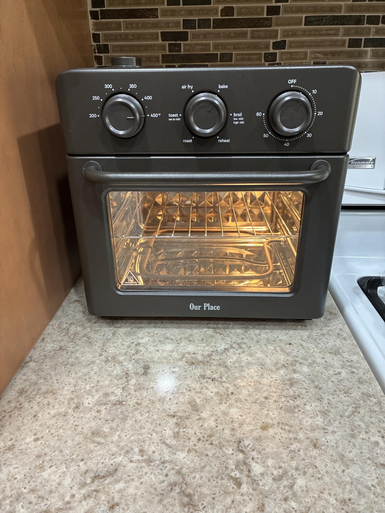 Our Place Wonder Oven, 6-in-1 Air Fryer & Toaster Oven, 2-Rack, 13 Qt customer photo 1