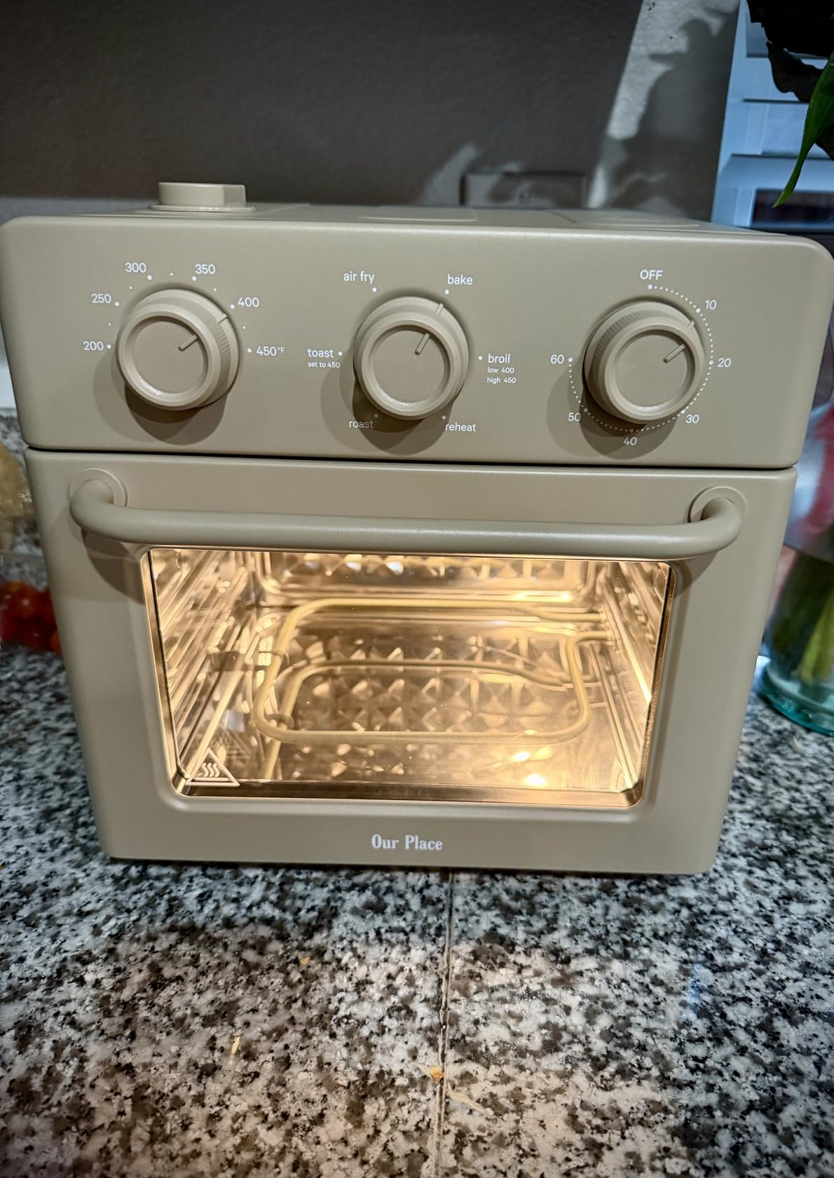 Our Place Wonder Oven, 6-in-1 Air Fryer & Toaster Oven, 2-Rack, 13 Qt customer photo 2
