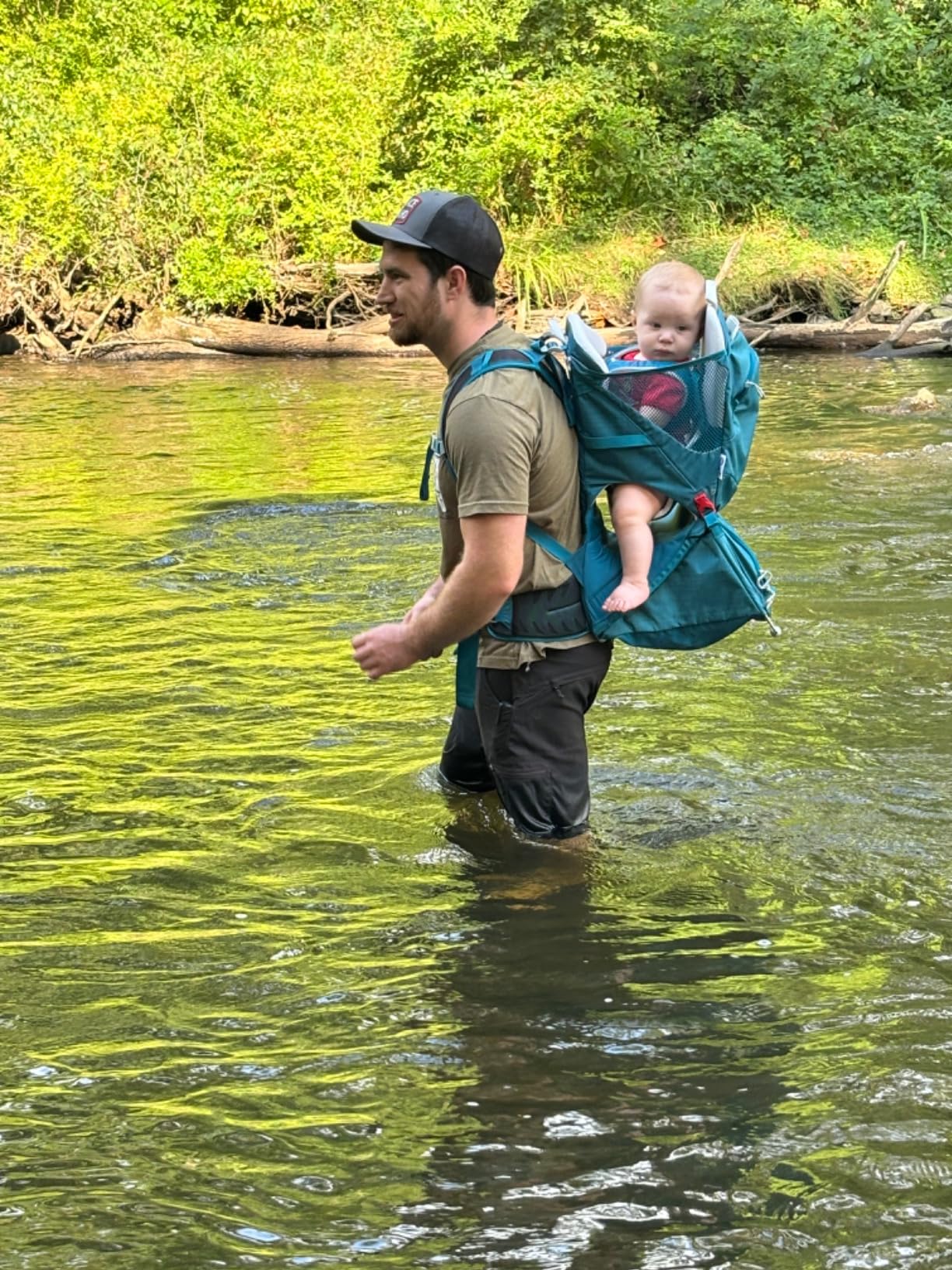 Osprey Poco SLT Lightweight Child Carrier Backpack, Green OS customer photo 2