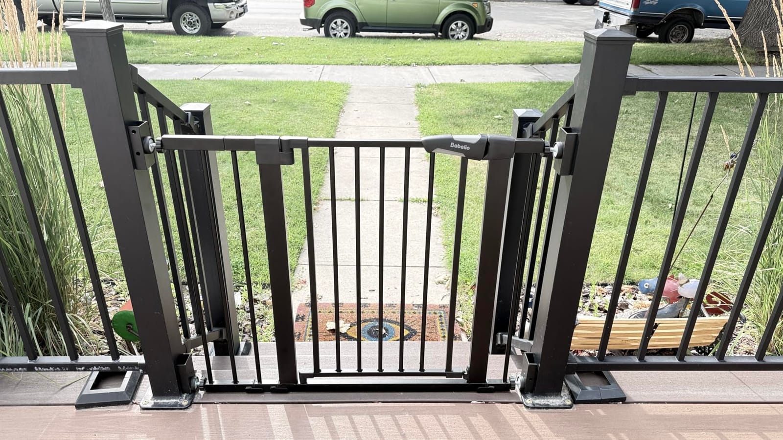 Babelio Baby Gate for Stairs No Drilling, 29-48 in PressGuard Dog Gate customer photo 2