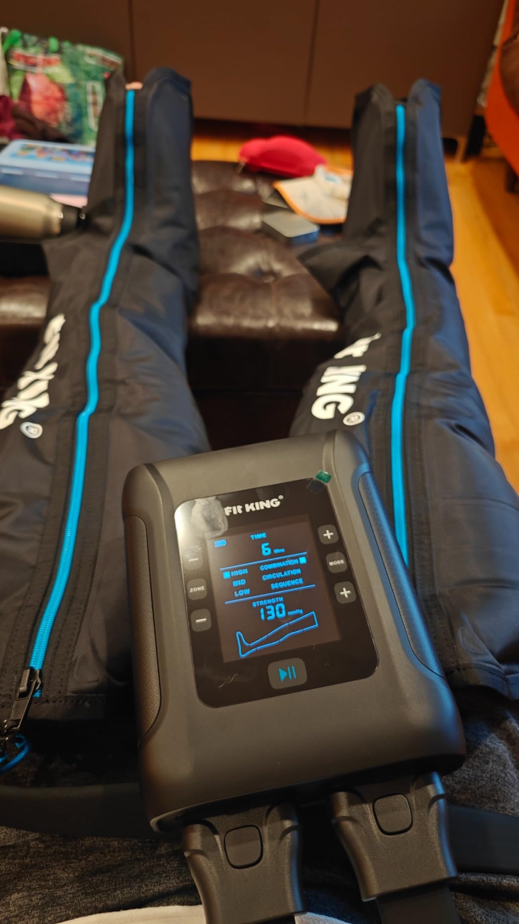FIT KING Air Compression Leg Massager Recovery System Cordless M customer photo 1