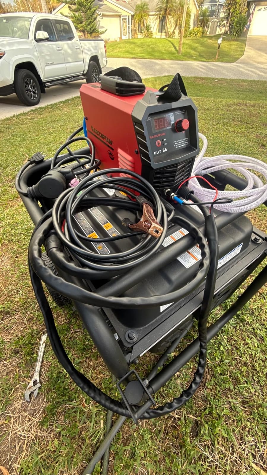 ARCCAPTAIN 55A Plasma Cutter Machine, Non-Touch Pilot Arc, 120V/240V customer photo 1