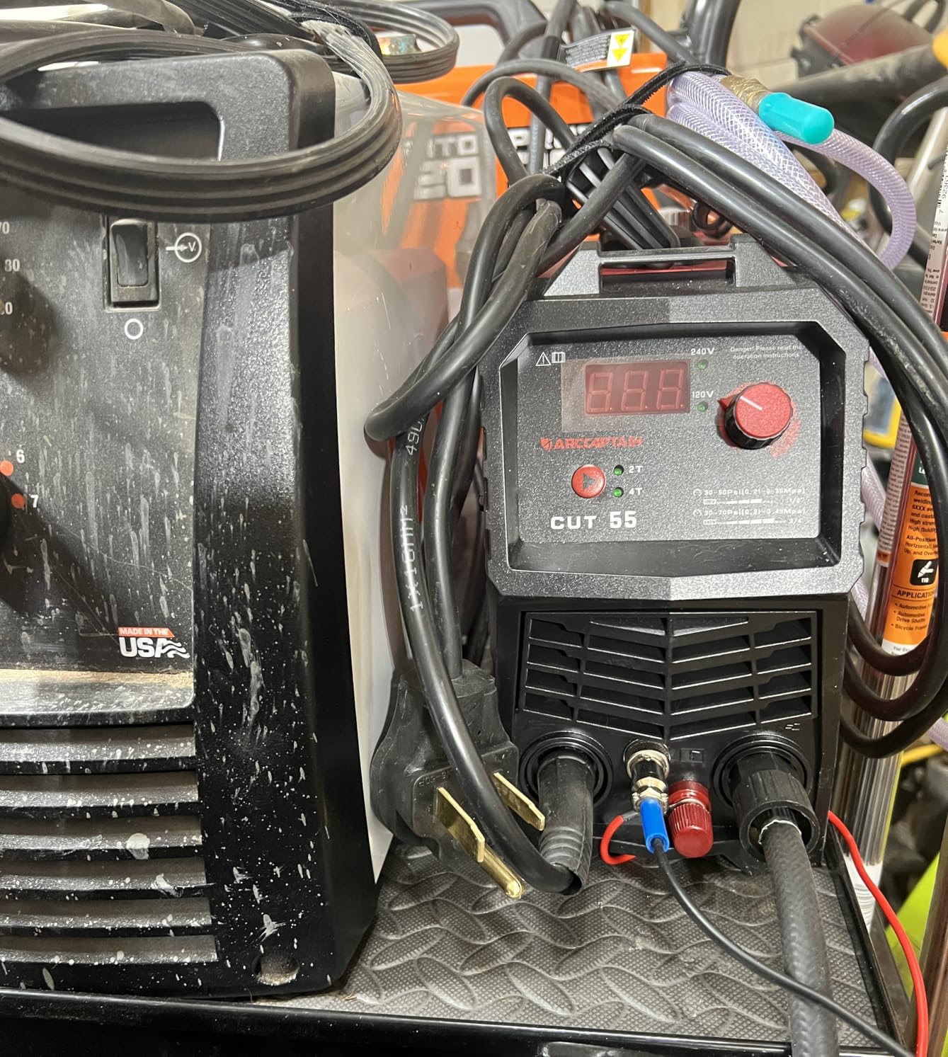 ARCCAPTAIN 55A Plasma Cutter Machine, Non-Touch Pilot Arc, 120V/240V customer photo 2
