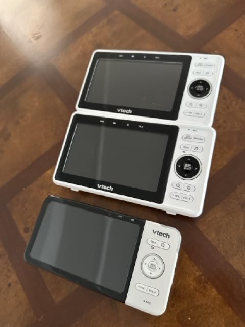 VTech Smart WiFi Baby Monitor, 2 Cameras – See Both Rooms at Home or from Anywhere, Free App, 1080p Split Screen, 5