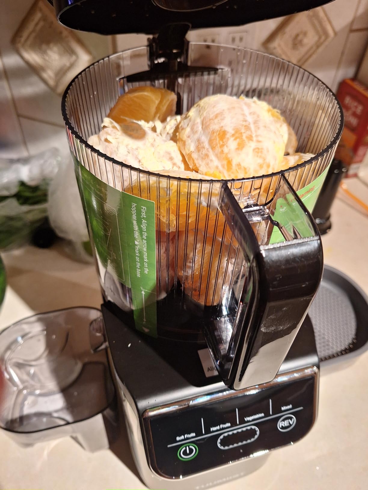TUUMIIST 3-in-1 Cold Press Juicer Machine, Smart Touch Masticating Juicers for Whole Fruit & Vegetable, 6.5