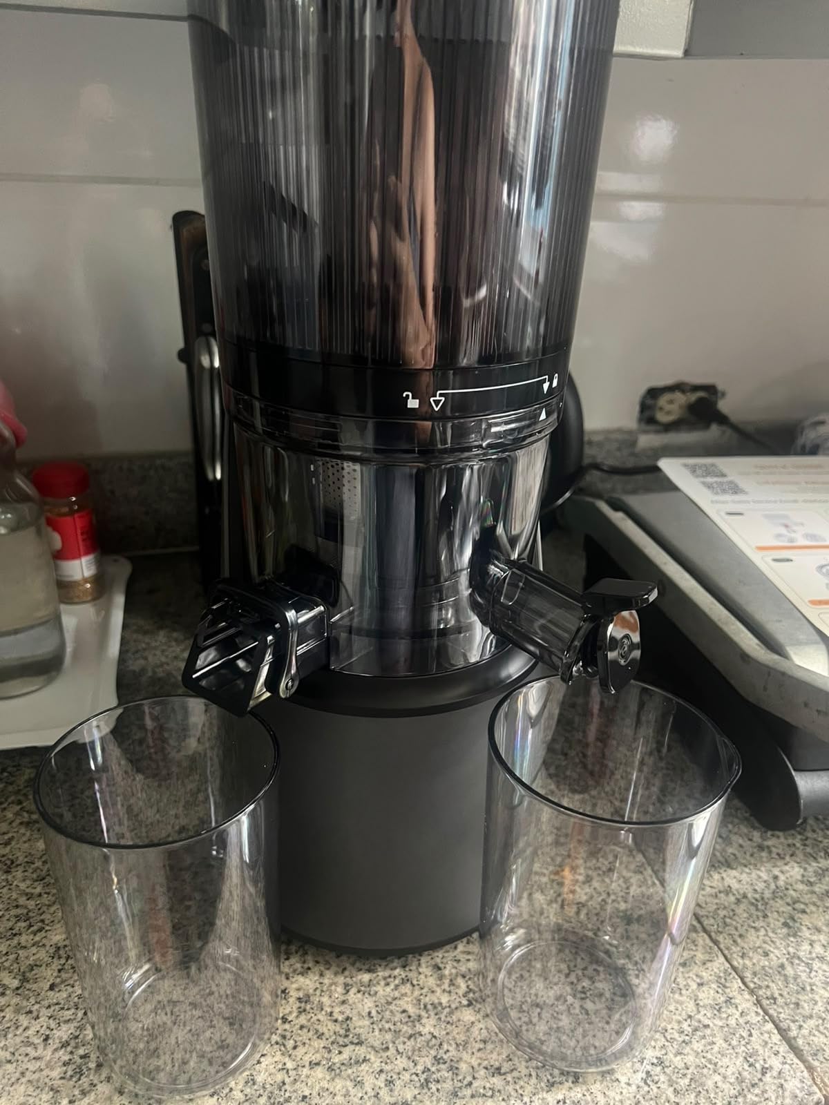 EanOruus Juicer Machines, 3-in-1 Cold Press Juicer, Premium Gray customer photo 2
