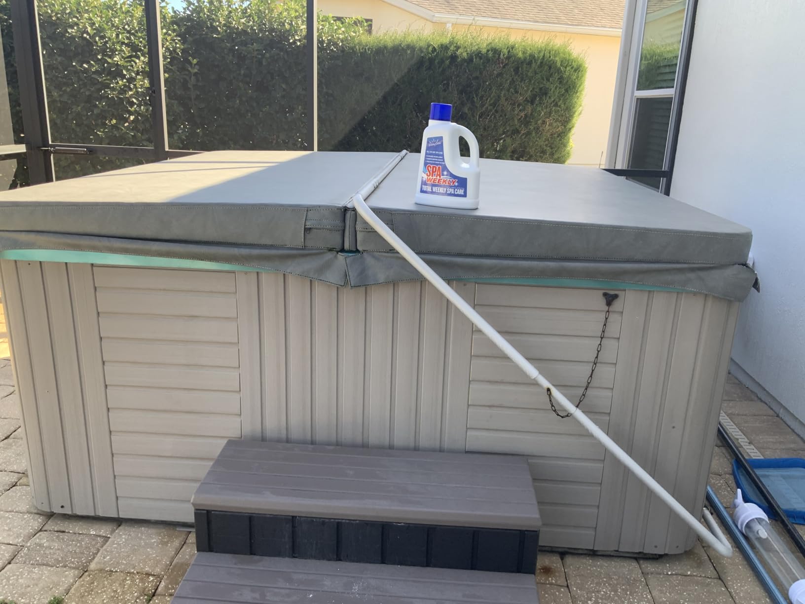 BubbyShine 5-in-1 Weekly Hot Tub Chemicals, Clarifier, Cleaner, Conditioner customer photo 1