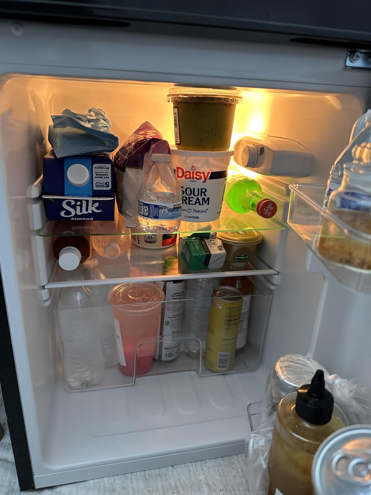1.6 Cu Ft Mini Fridge with Freezer, Single Door Upright Freezer customer photo 1
