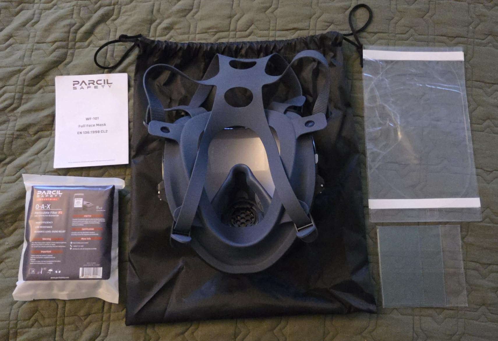 Parcil Distribution WF-101 Auto-Darkening Full Face Welding Respirator Mask customer photo 2