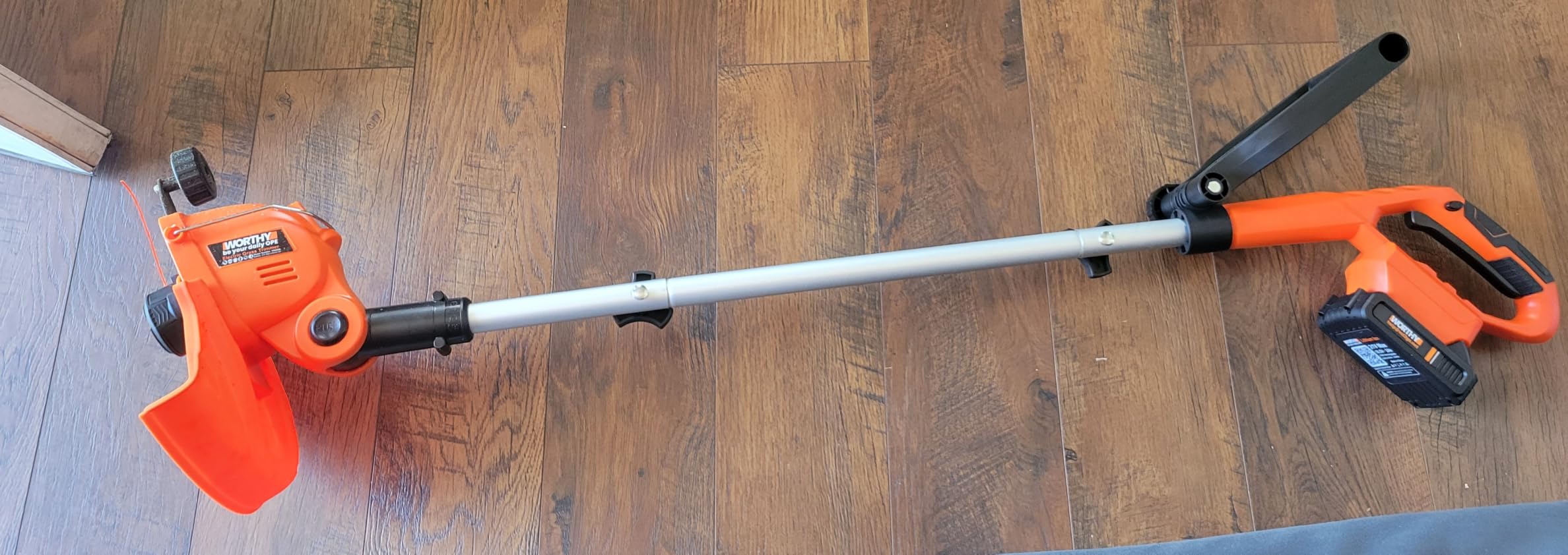 Electric Weed Wacker Eater Cordless Battery Powered String Trimmer Whacker customer photo 1
