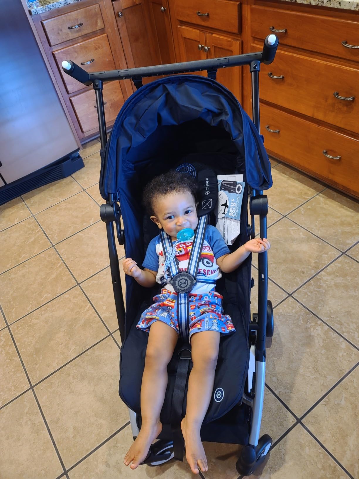Cybex Libelle Lightweight Travel Stroller for Baby/Toddler- Cinnamon Yellow customer photo 1