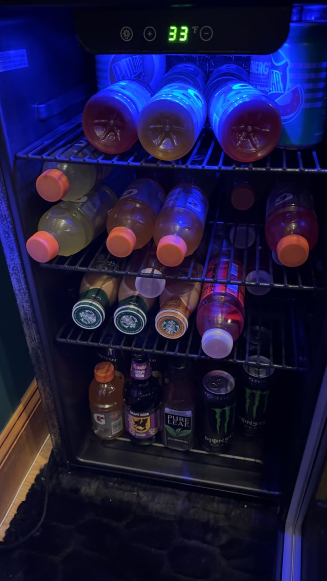 Antarctic Star Wine Cooler Beverage Refrigerator Mini Fridge 1.3 cu.ft customer photo 1