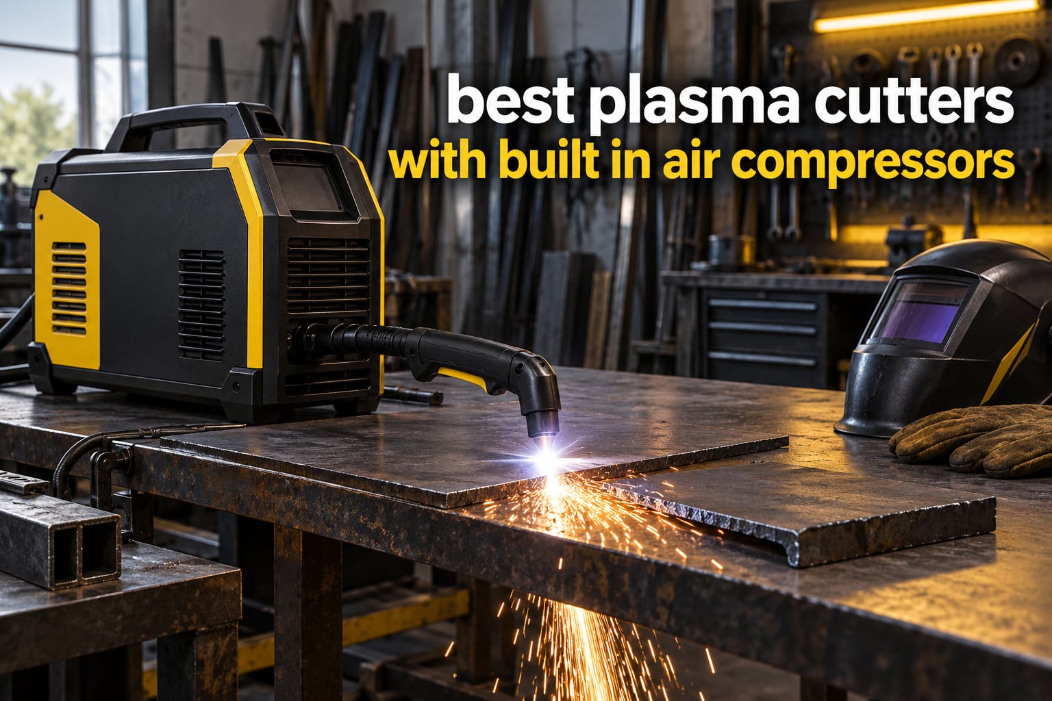 best plasma cutters with built in air compressors