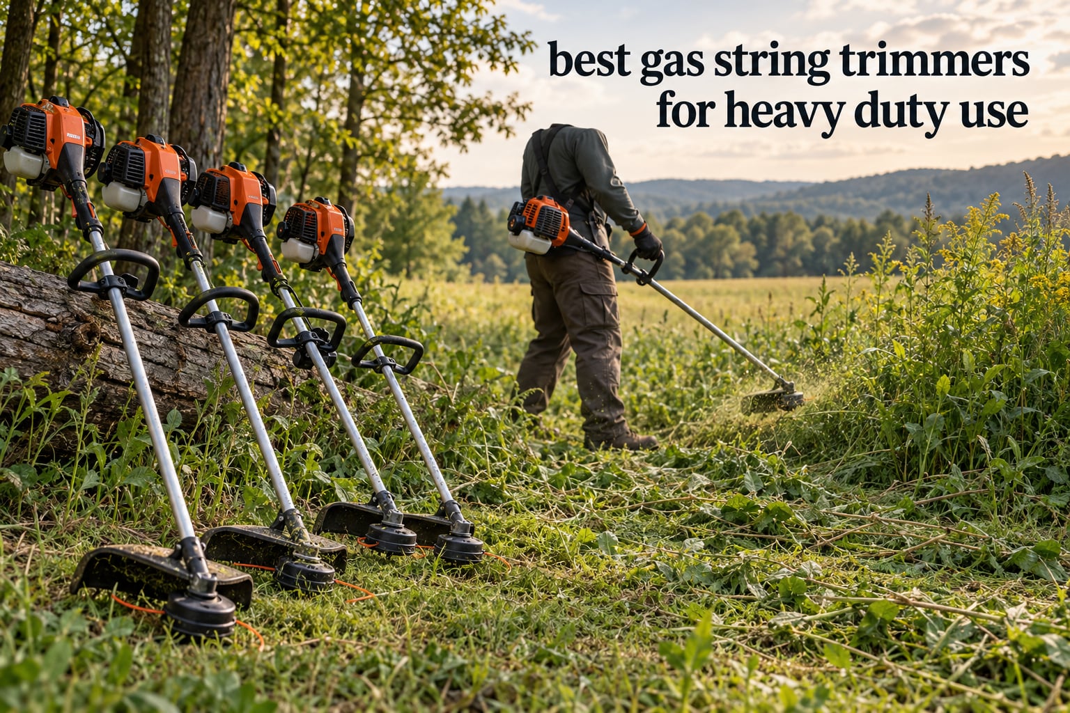 best gas string trimmers for heavy duty use