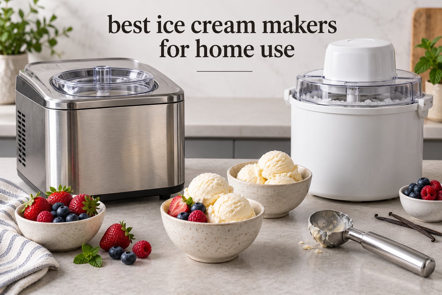best ice cream makers for home use