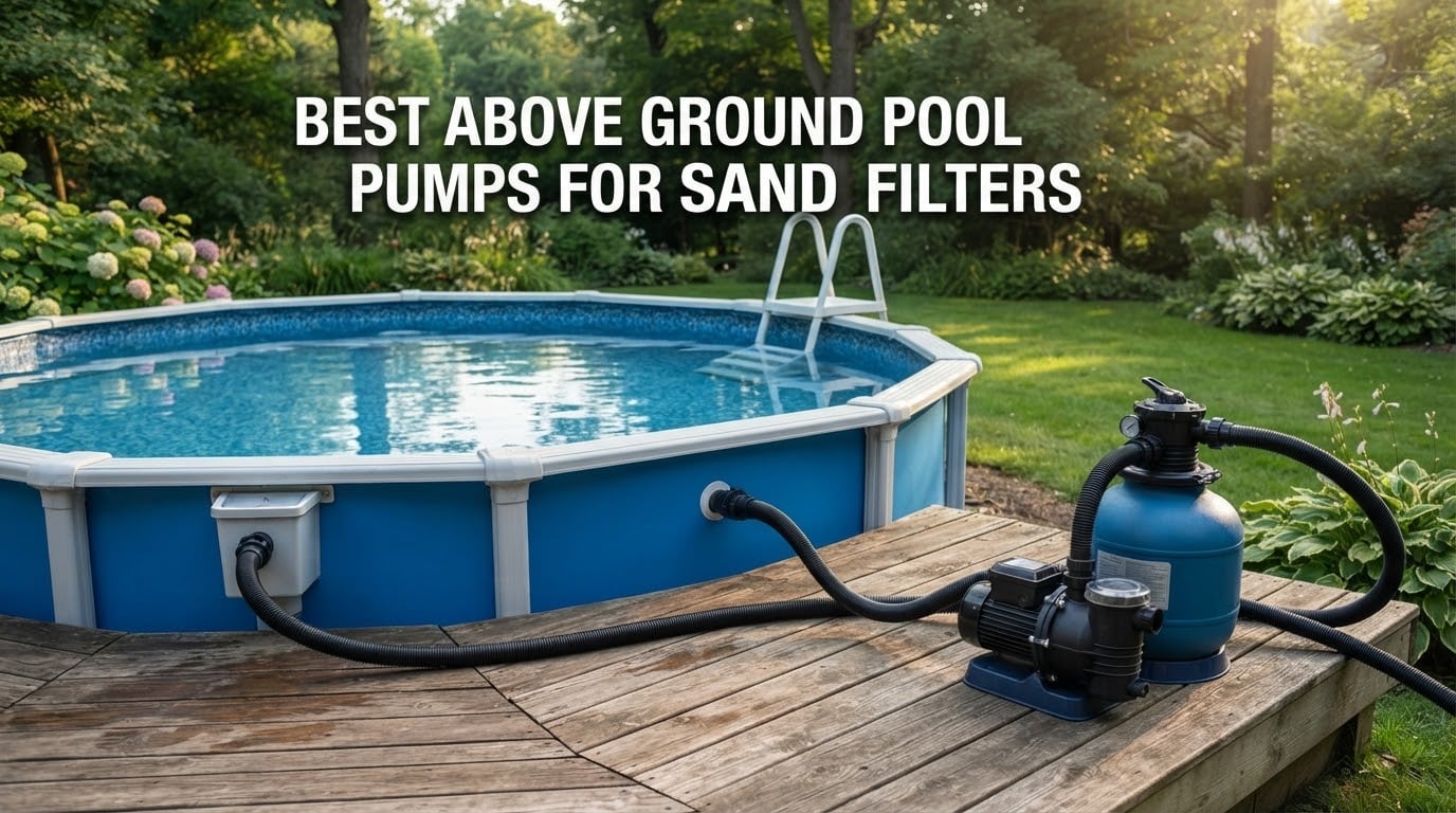 best above ground pool pumps for sand filters