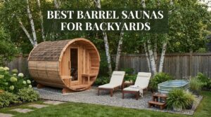best barrel saunas for backyards
