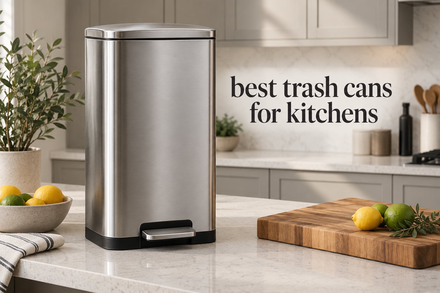 best trash cans for kitchens