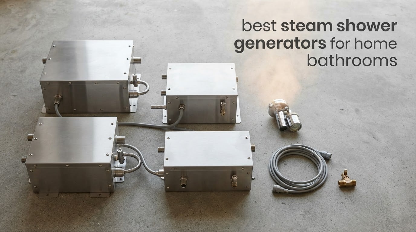 best steam shower generators for home bathrooms