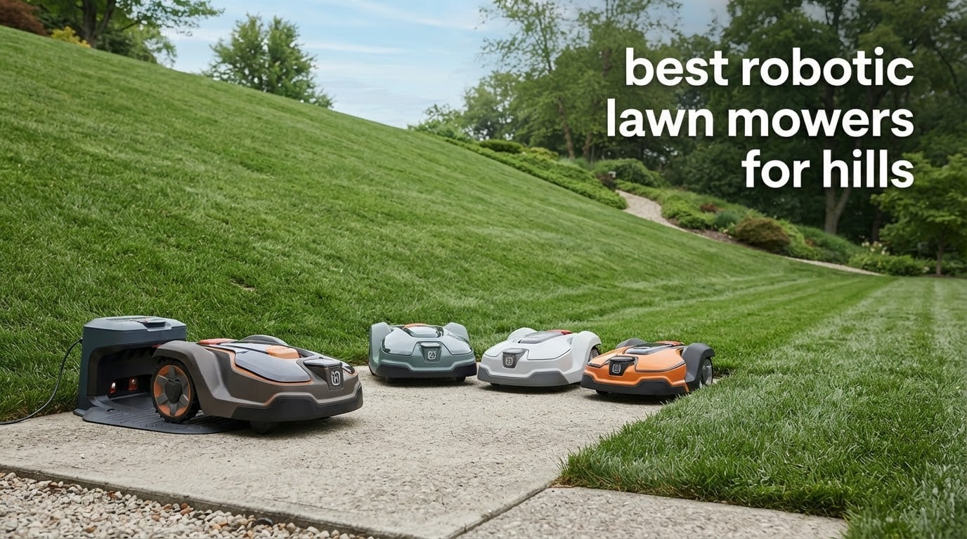 best robotic lawn mowers for hills