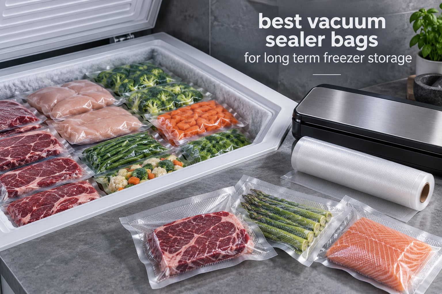 best vacuum sealer bags for long term freezer storage