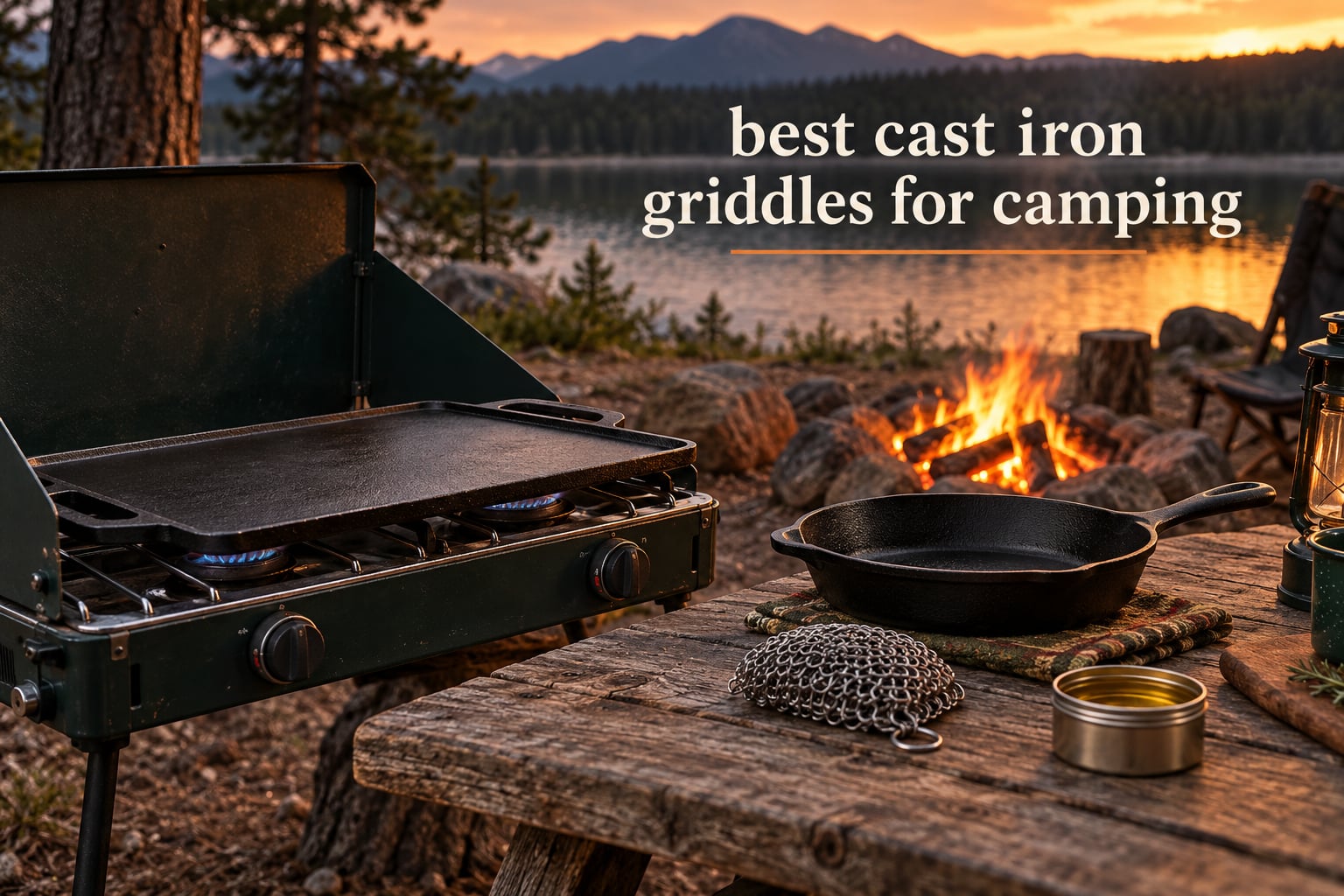 best cast iron griddles for camping