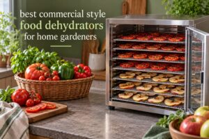 best commercial style food dehydrators for home gardeners