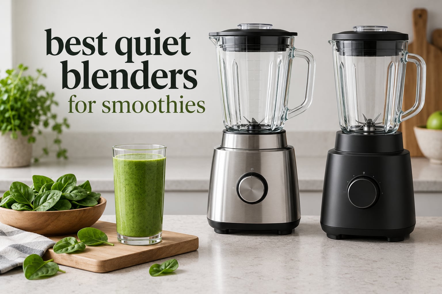 best quiet blenders for smoothies