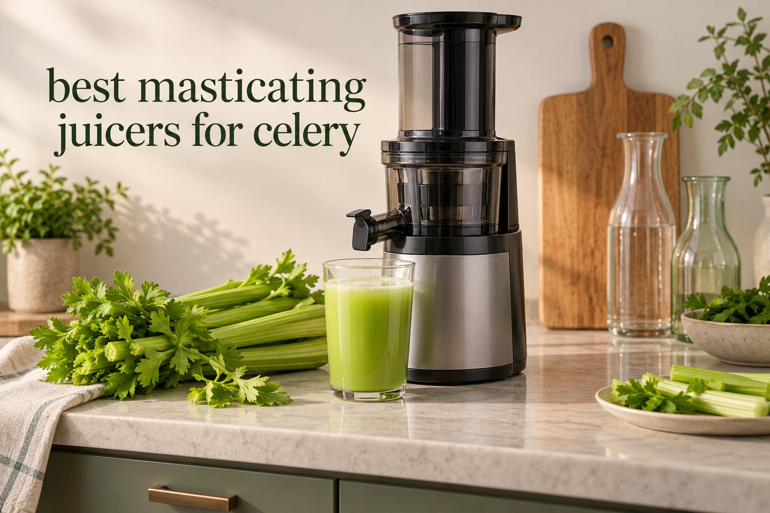 best masticating juicers for celery