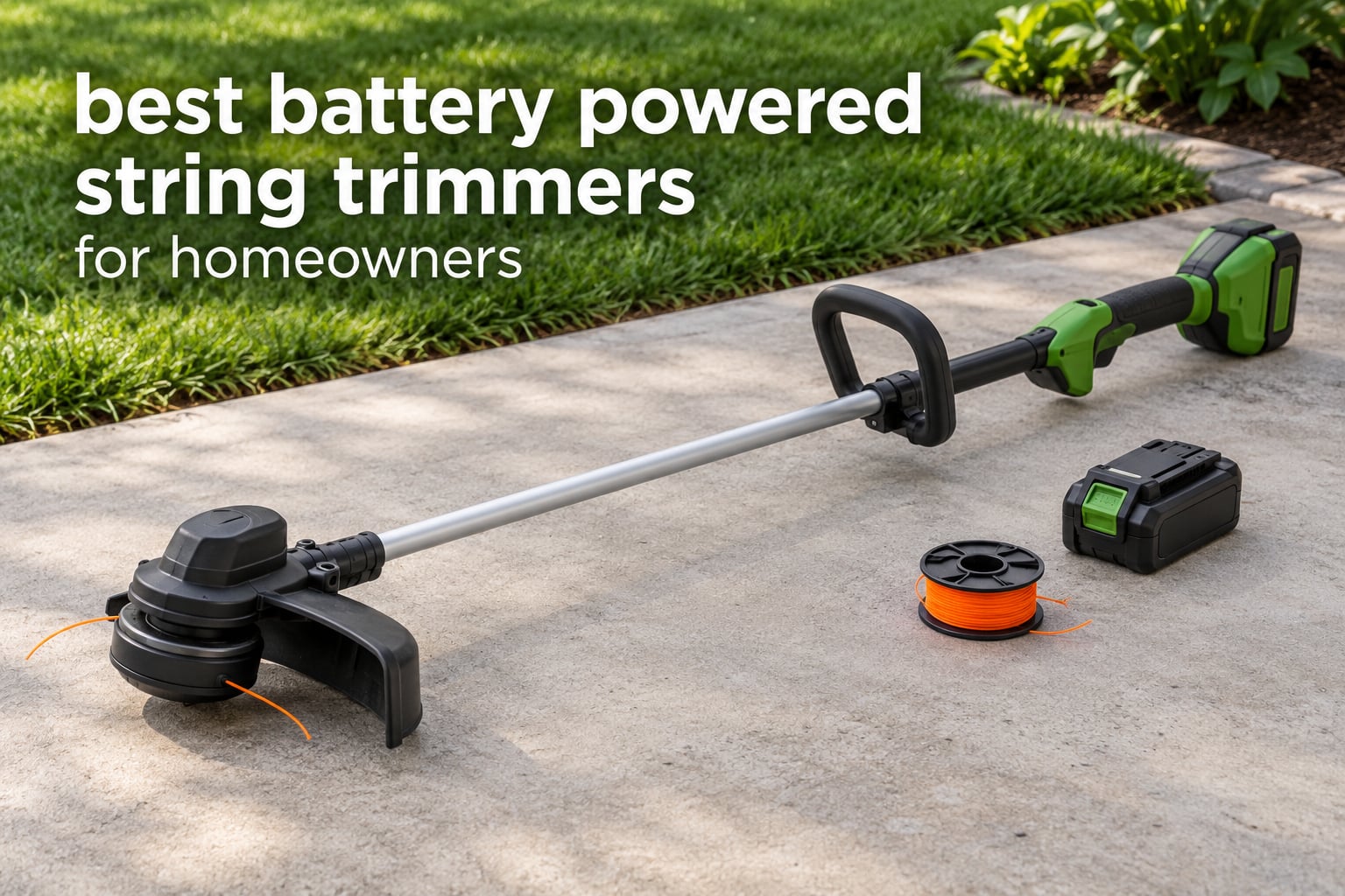 best battery powered string trimmers for homeowners