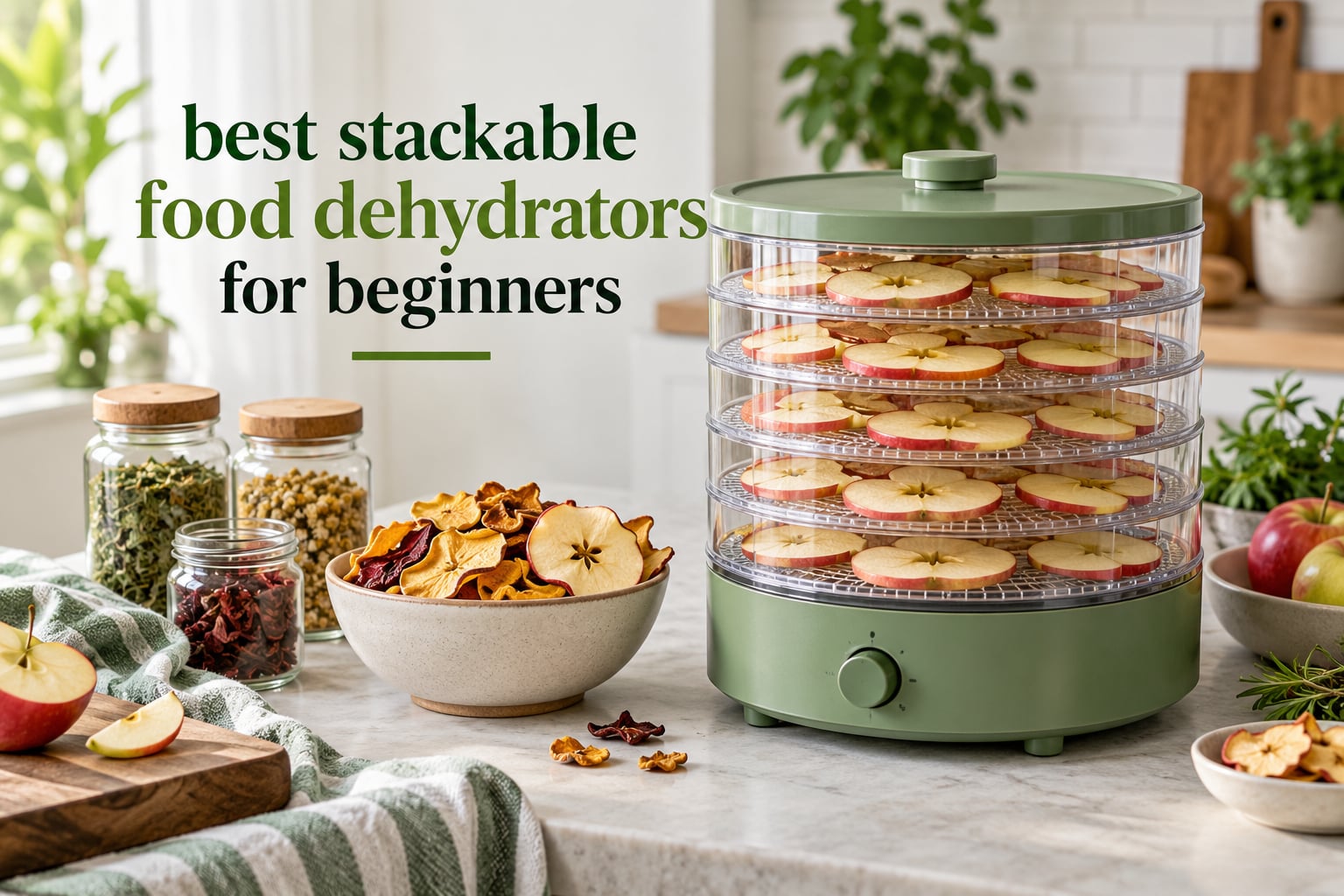 best stackable food dehydrators for beginners