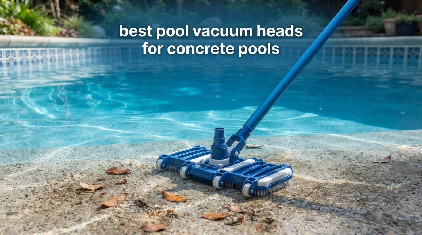 best pool vacuum heads for concrete pools