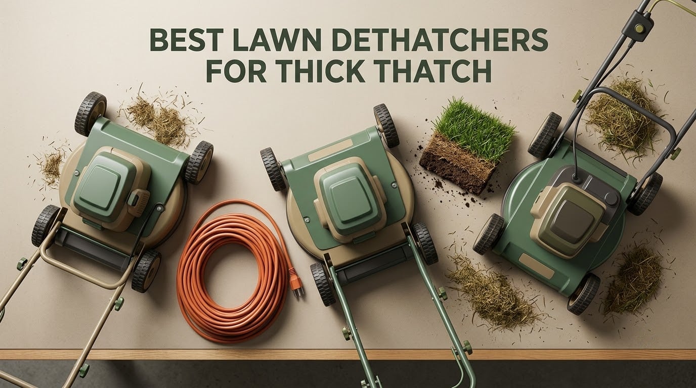 best lawn dethatchers for thick thatch