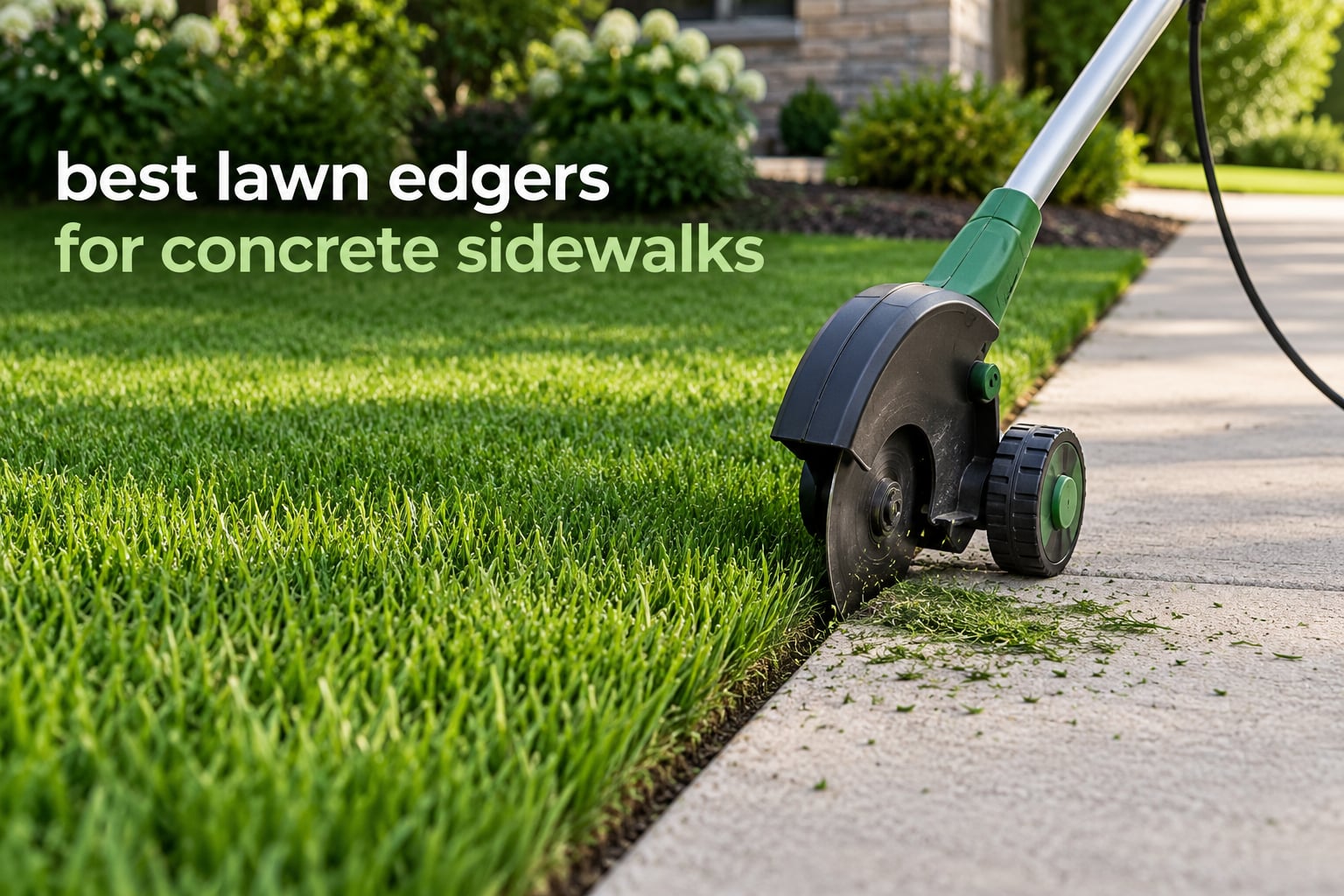 best lawn edgers for concrete sidewalks